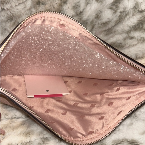 Kate Spade Blush Leather Pouch NWT